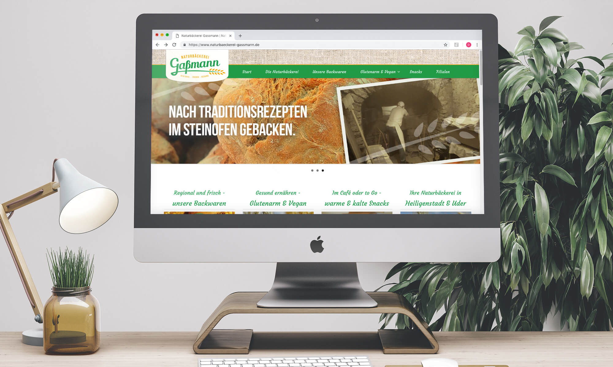 Naturbäckerei Gaßmann - Webseite