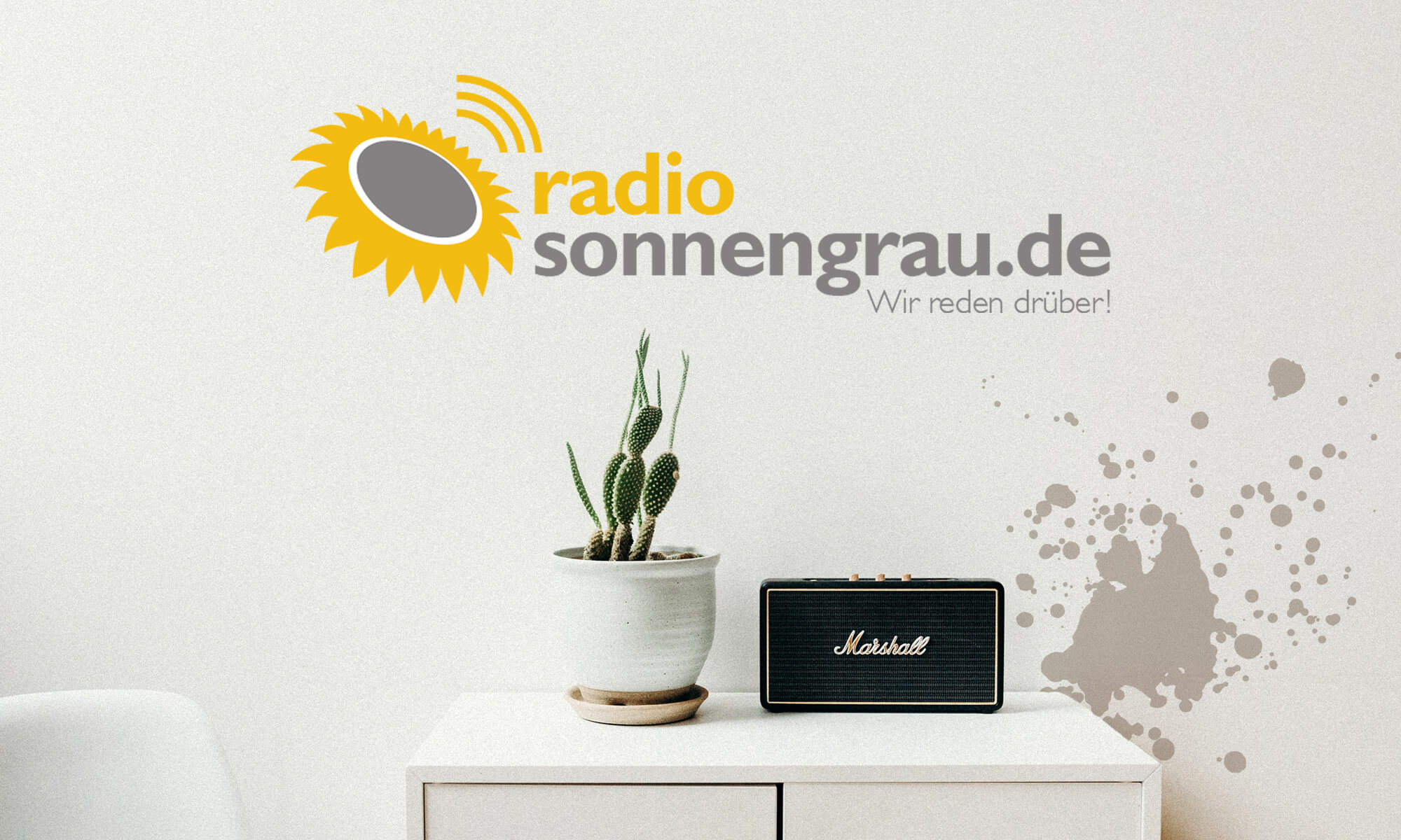 Radio sonnengrau – Logoneugestaltung