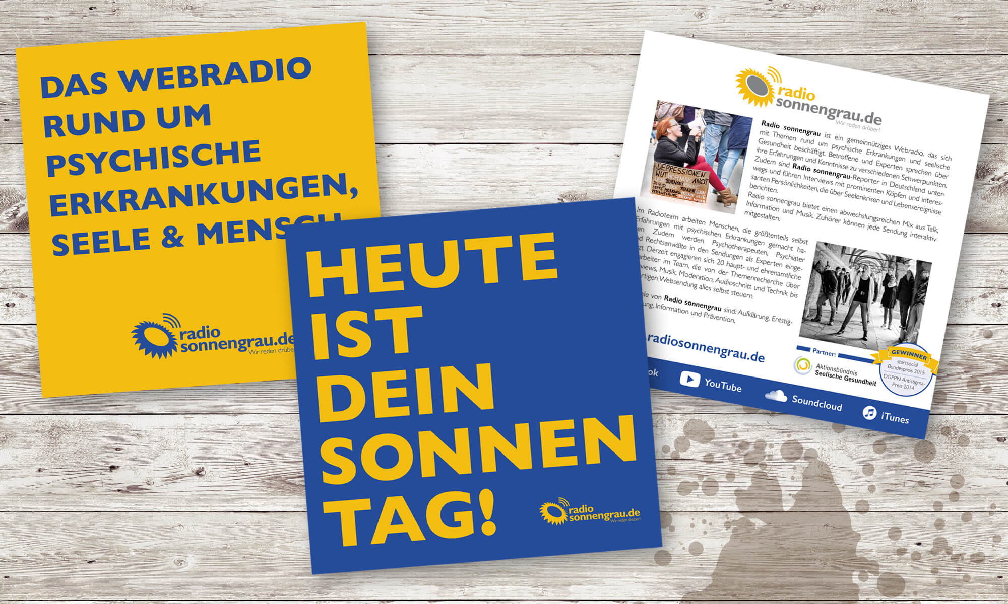 Radio sonnengrau – Informationsflyer