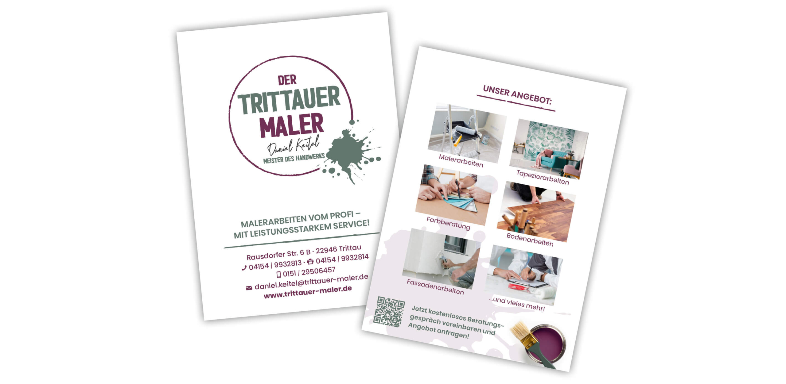 trittauer_maler_portfolio_8 Flyer "Der Trittauer Maler"