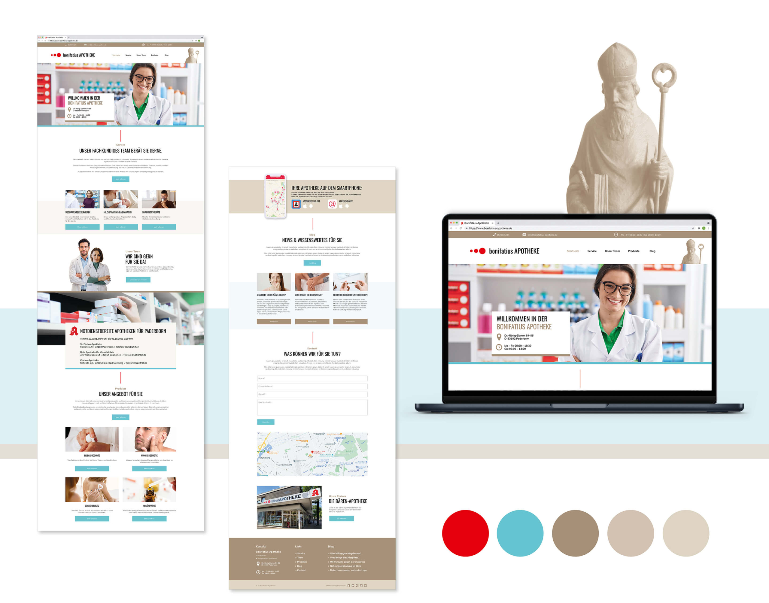 Bonifatius Apotheke – Webseite